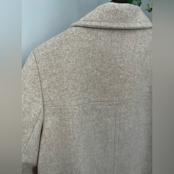 Larry Levin Oatmeal Colored Overcoat NWT ~ Size L - Picture 11 of 16